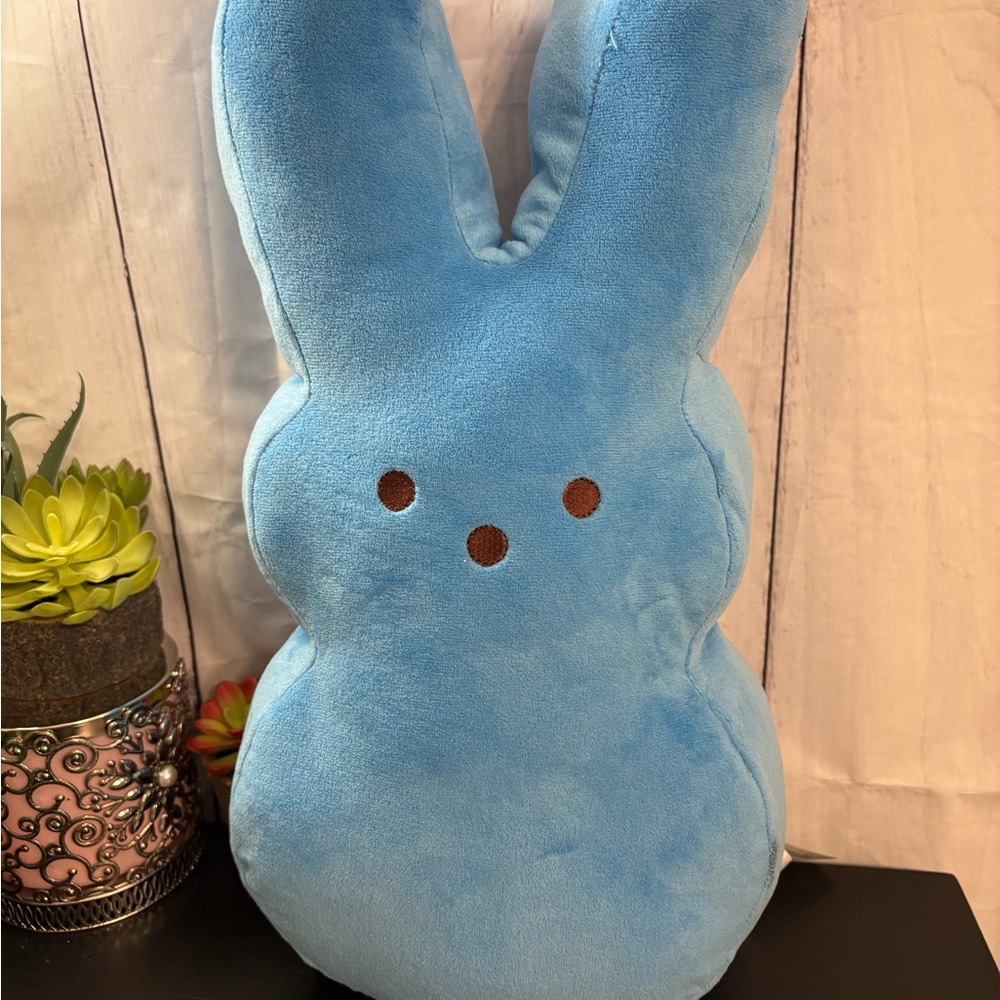 Peeps Blue Plush Bunny Stuffed Animal